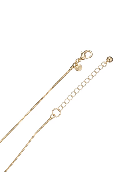 Leslii lange Halskette gold Kristallträne Flash Sale