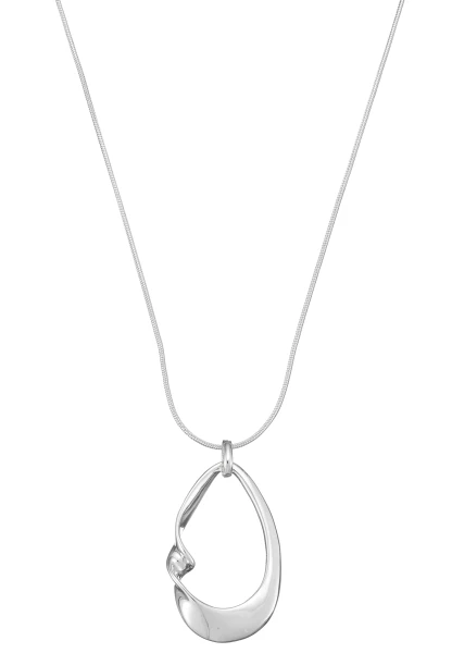 Leslii lange Halskette Spiraldrop | Silber Vatertagsangebot