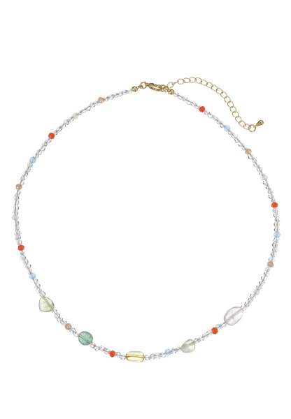 Leslii kurze Halskette Farbmix | Multi Top Angebot