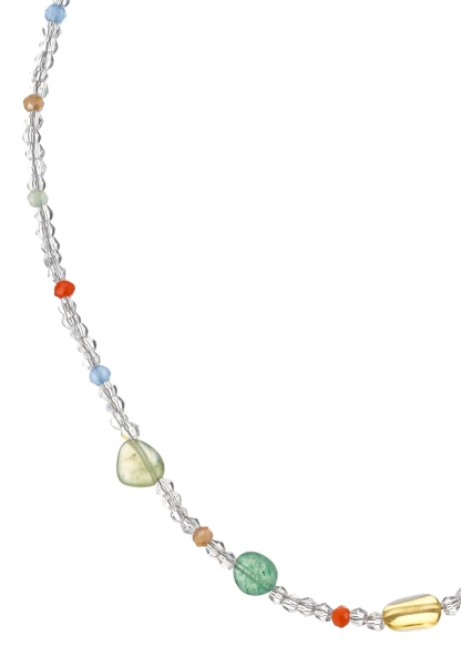Leslii kurze Halskette Farbmix | Multi Top Angebot