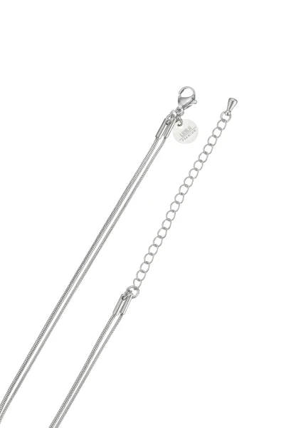 Leslii Kurze Kette Layering Naturstein Silber Riesige Ersparnisse