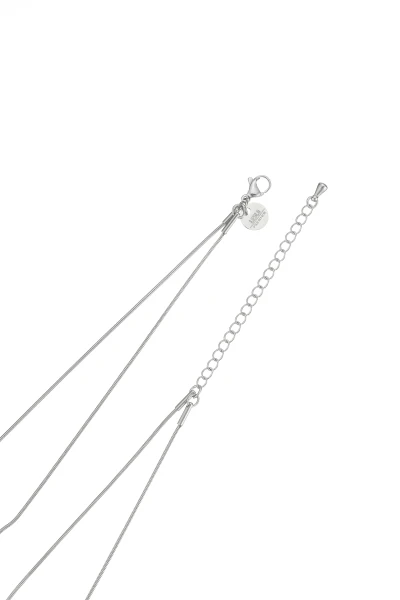 Leslii Kurze Kette Layering Perlen Silber VIP-Rabatte