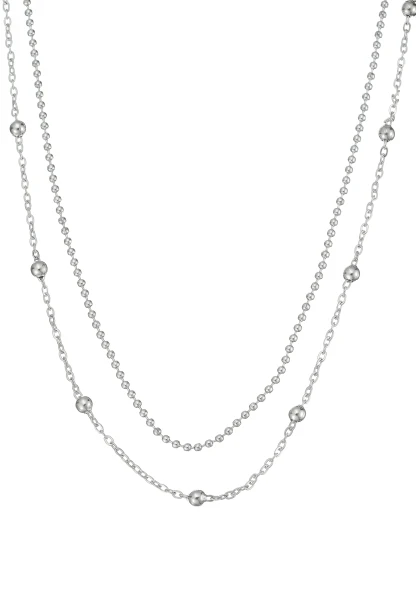 Leslii Kurze Kette Layering Kugeln Silber Zeitbegrenzte Promotion