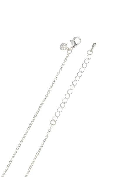 Leslii Lange Halskette Matt Look in Silber Sonderangebot der Fabrik