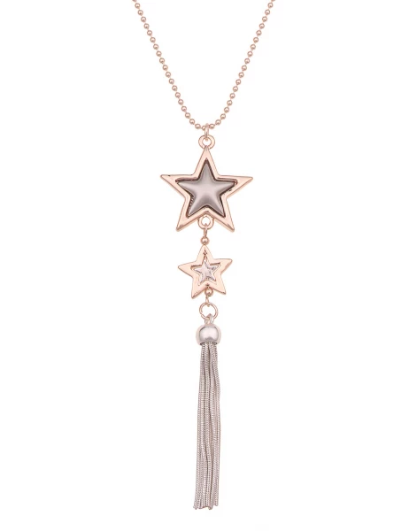 - 50% Sale Leslii lange Halskette Stern roségold Günstig kaufen