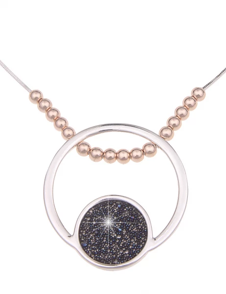 -50% SALE Leslii Kurze Halskette Bicolor Mix in Silber Rosé Neueste Stile