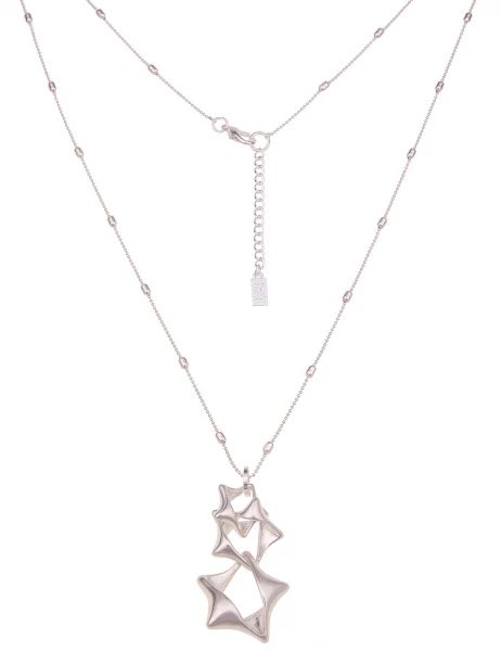 -50% SALE Leslii Lange Halskette Stern Trio in Silber Online