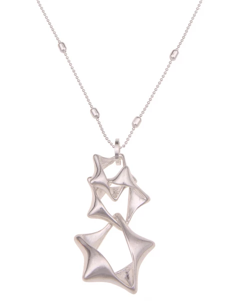 -50% SALE Leslii Lange Halskette Stern Trio in Silber Online
