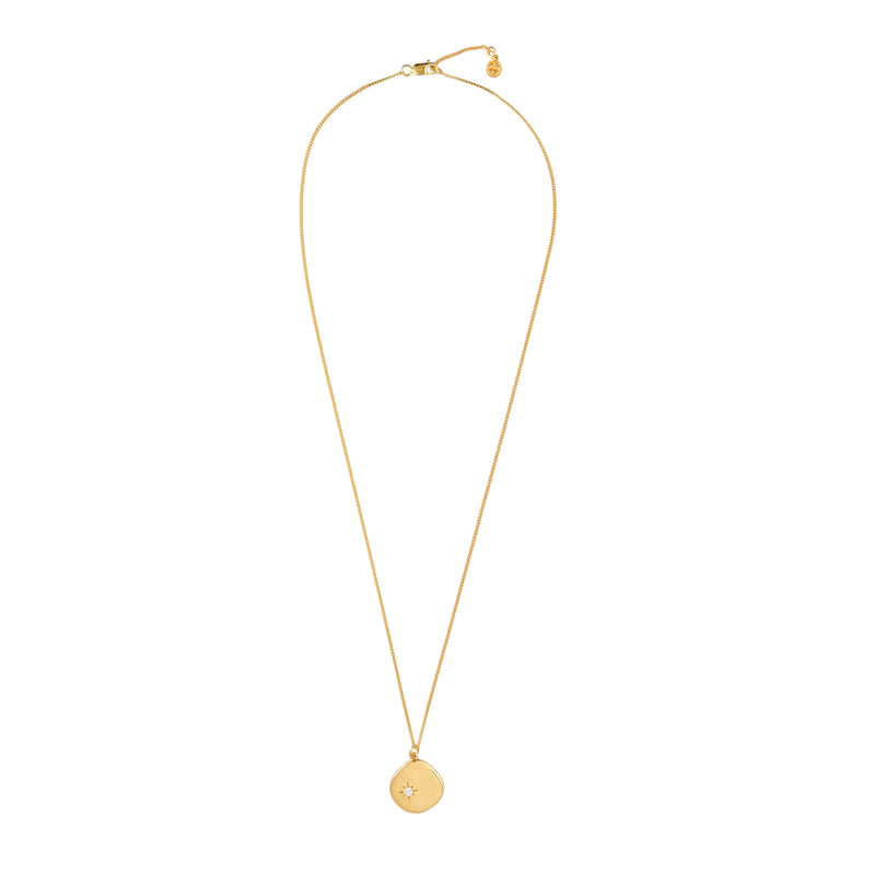 Mosuo Jewellery Geburtsstein Halskette Oktober - Vermeil & Opal Limitierter Zeitrabatt
