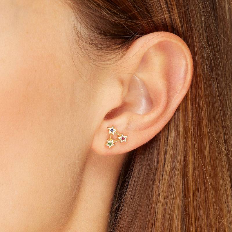 Mosuo Jewellery Regenbogen Stern Ohrstecker Exklusive Angebote