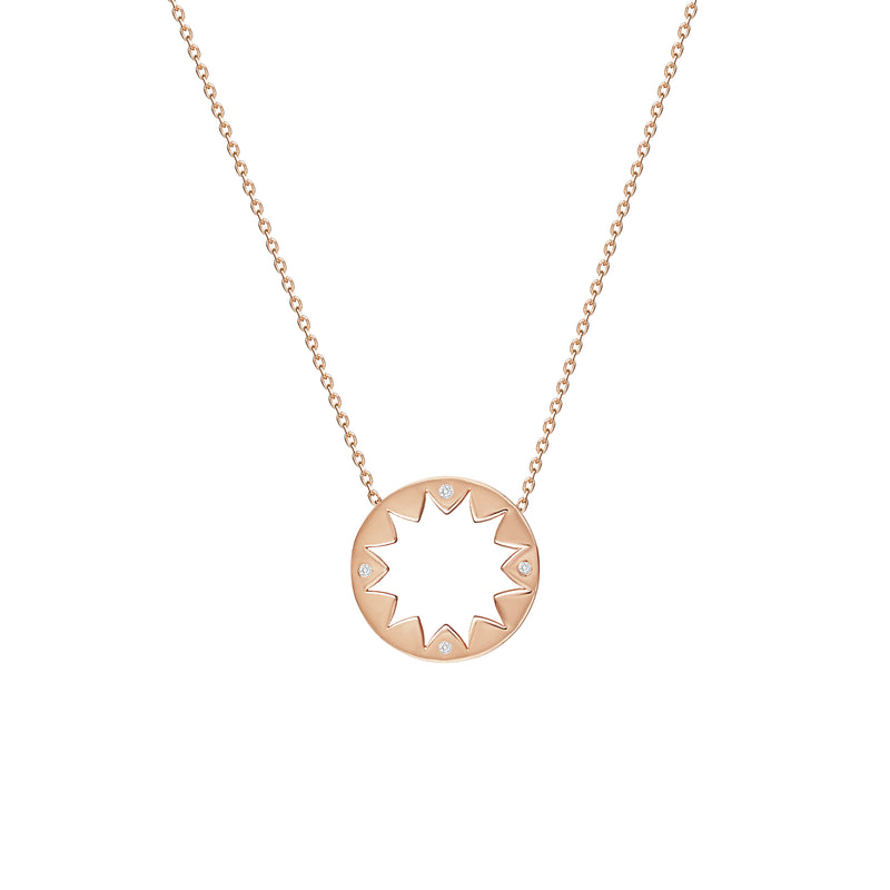 Mosuo Jewellery Sonnen Diamant Anhängerkette VIP-Rabatte