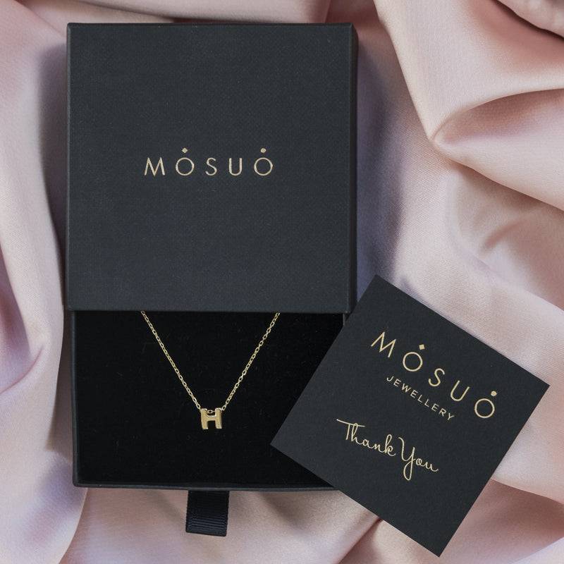 Mosuo Jewellery Diamant Buchstaben Halskette “H” zollfrei