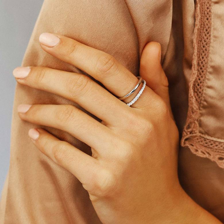Nana Kay Swinging Silver Ring Syndetic Nur für heute