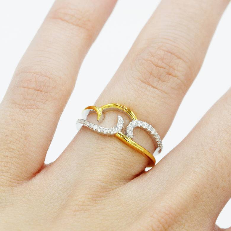 Nana Kay Swinging Silver Ring Breeze Meist gekauft