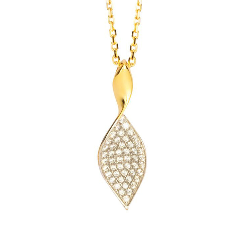 Nana Kay Echtgold Halskette Feuille Letzter Tag