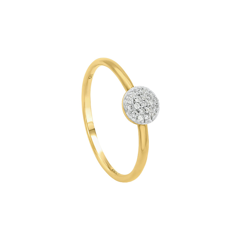 Nana Kay Echtgold Ring Halo Tiefpreis