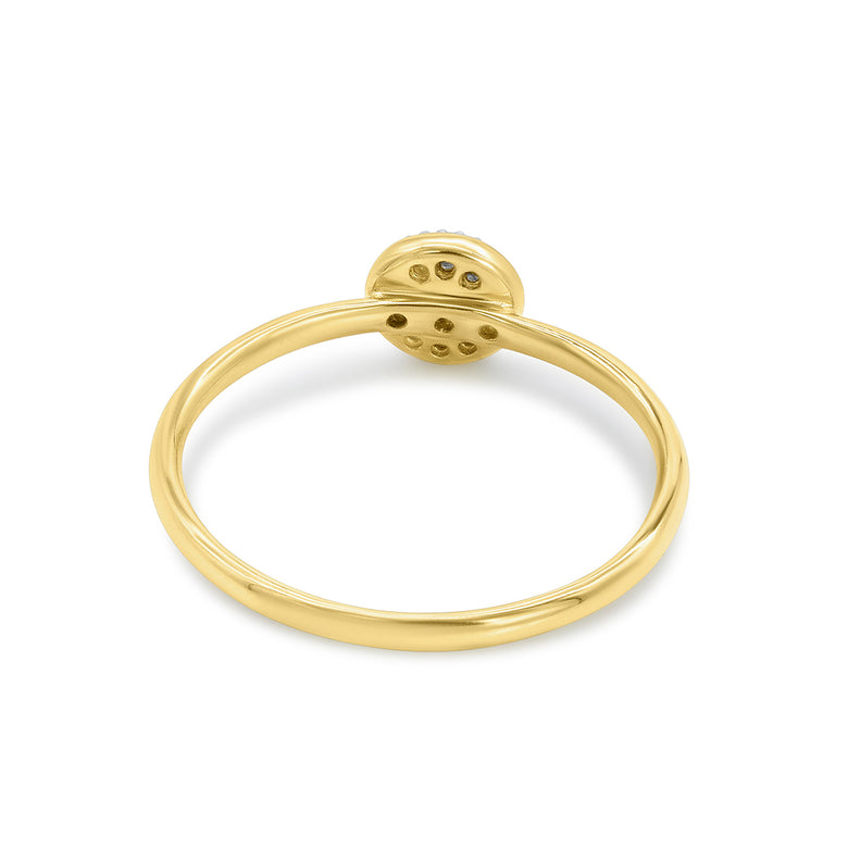 Nana Kay Echtgold Ring Halo Tiefpreis