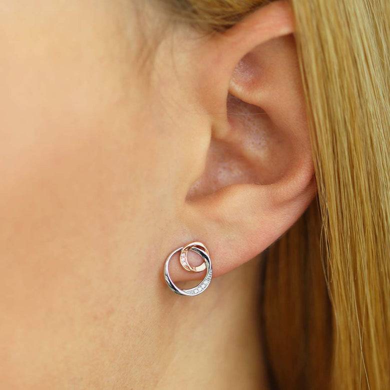 Nana Kay Echtgold Ohrstecker Ensemble Rosé Bis zu 65% Rabatt
