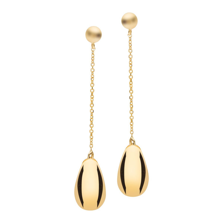 Nana Kay Echtgold Ohrringe Golden Nugget im Angebot