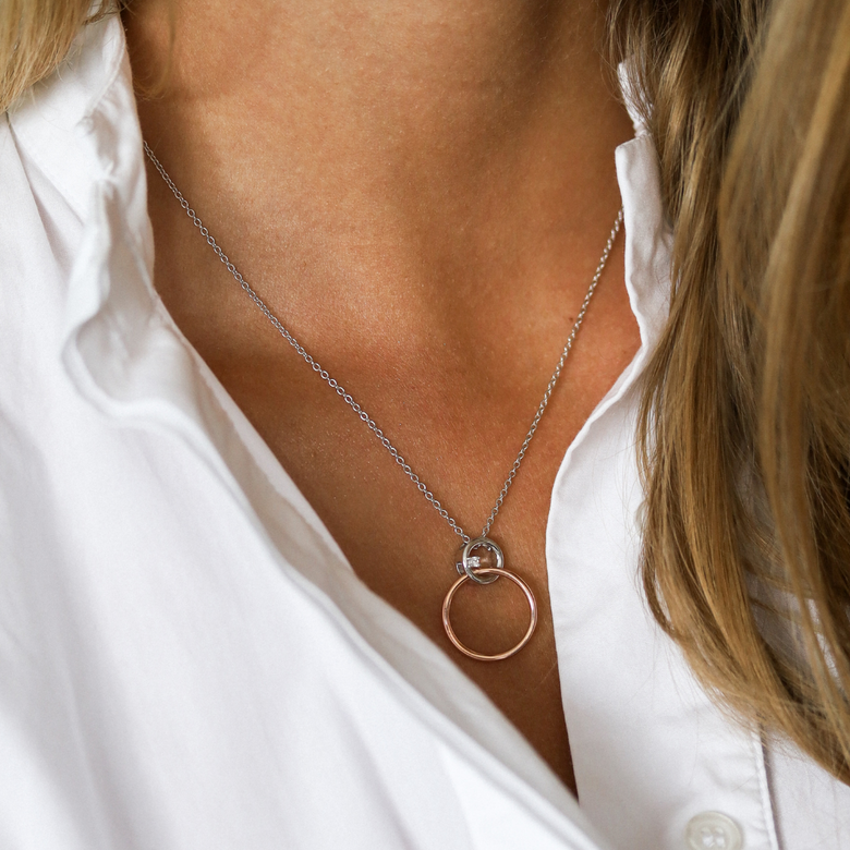 Nana Kay Swinging Silver Halskette Fiancé Rosé Outlet