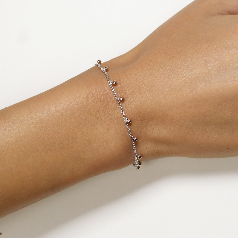 Nana Kay Very Petite Armband Pearls Rosé Schlussverkauf