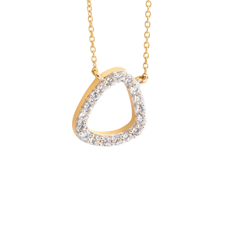Nana Kay Echtgold Halskette Zirkonia Treasure Riesige Ersparnisse