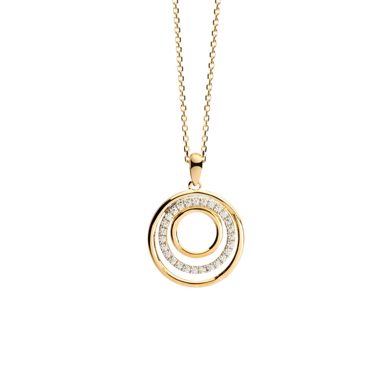 Nana Kay Echtgold Halskette Circles Bis zu 65% Rabatt