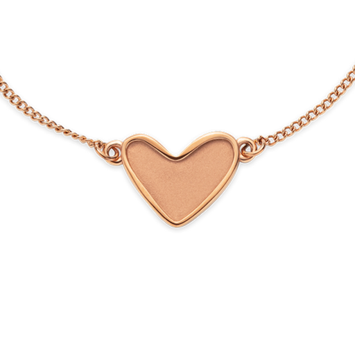 Paul Hewitt Engravable Heart Armkette Roségold Lagerräumung
