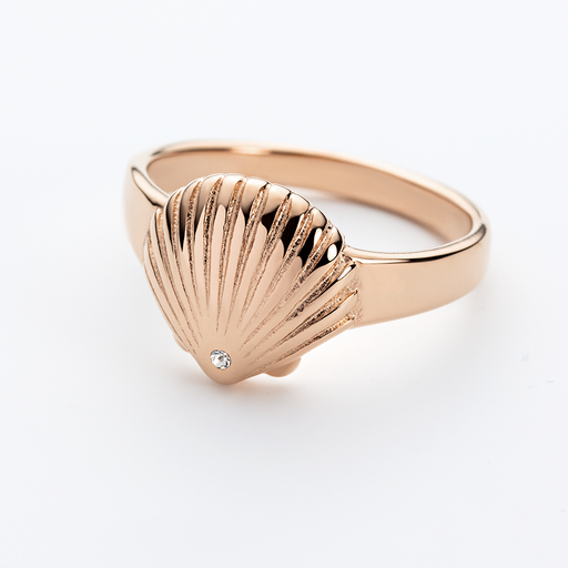 Paul Hewitt Scallop Ring Roségold Preisnachlass