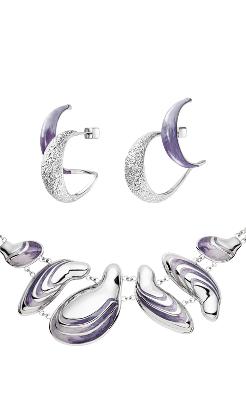 Paul Valentine Underwater Necklace & Hoops Set Rabatte dieses Monats
