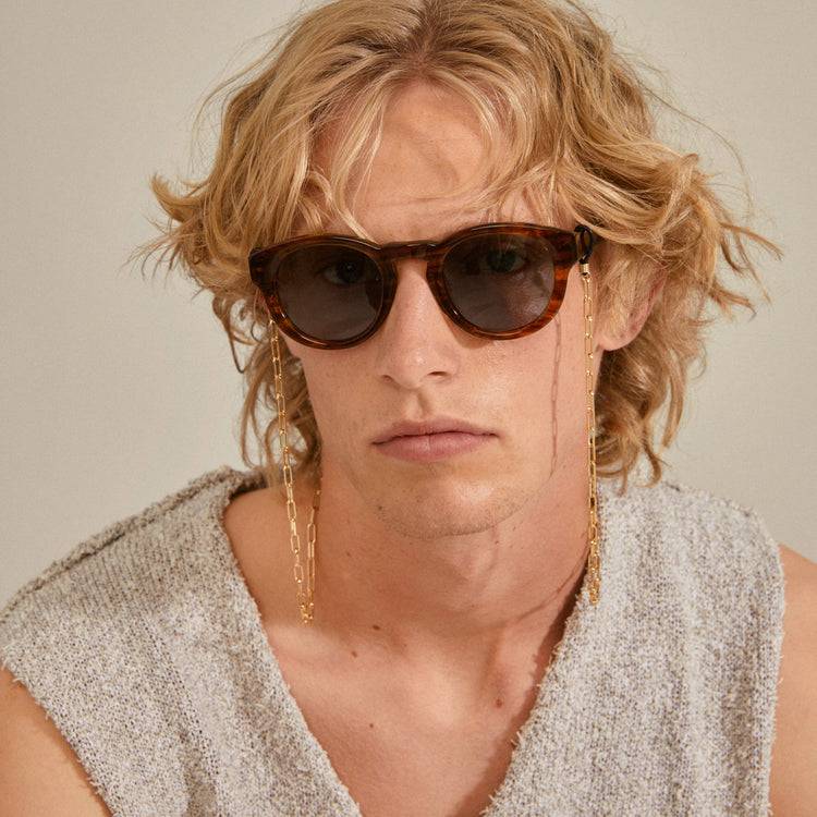 Pilgrim PAOLA recycelte Sonnenbrillenkette, vergoldete Begrenztes Angebot