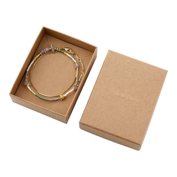 Pilgrim PIXIE Geschenkset, Armband 2-in-1-Set, vergoldet Blitzangebot