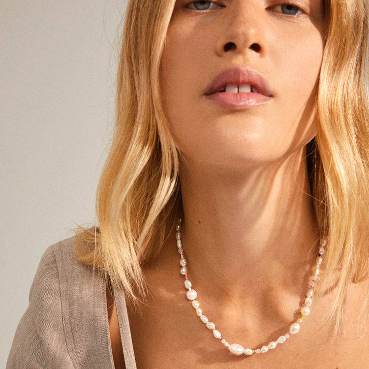 Pilgrim RAMONA freshwater pearl necklace gold-plated Vierteljährliche Förderung