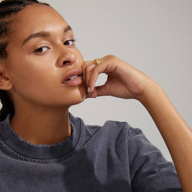 Pilgrim XENA recycelter Ring, vergoldet Bis zu 60% Rabatt