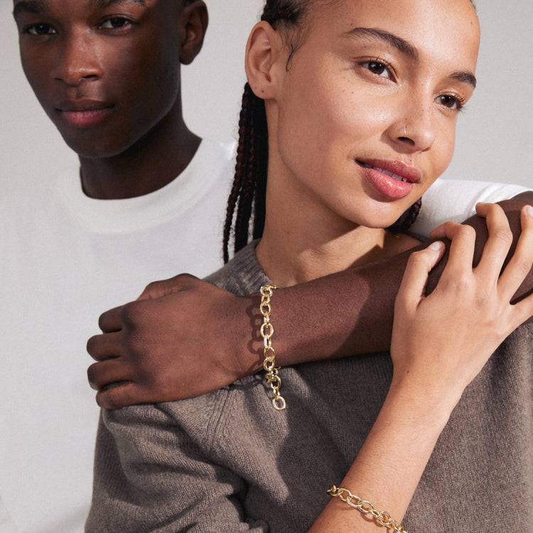 Pilgrim AMIRI recyceltes Armband vergoldet Letzter Tag