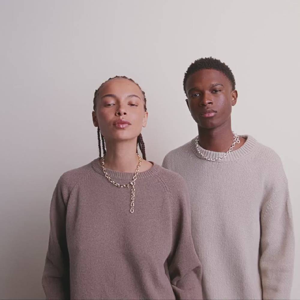 Pilgrim AMIRI recycelte Halskette versilbert Zeitbegrenzte Promotion