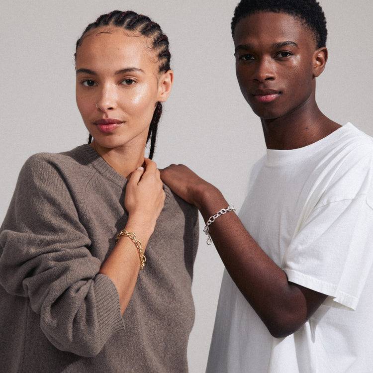 Pilgrim AMIRI recyceltes Armband versilbert Bis zu 60% Rabatt