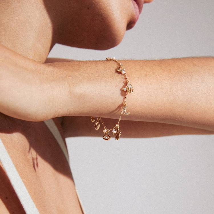 Pilgrim PRUCENCE recyceltes Armband vergoldet Riesige Rabatte