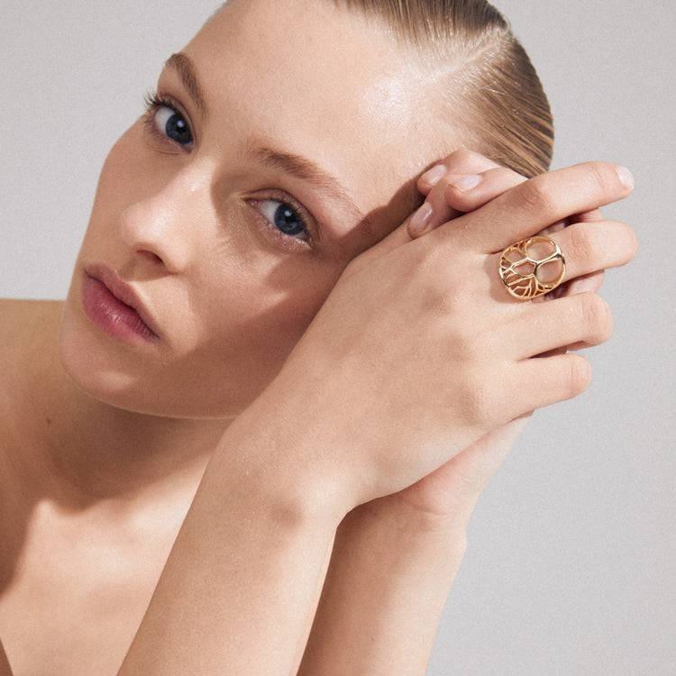 Pilgrim ALIA recycelter Ring vergoldet Sonderangebot