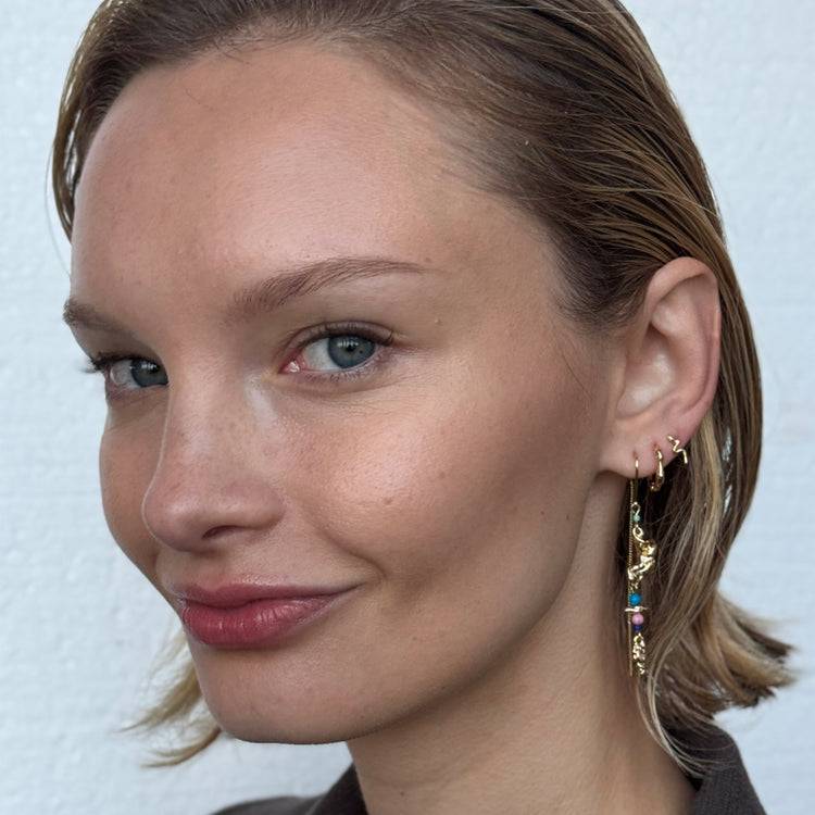 Pilgrim KYRA recycelter, einzelner Ohrring vergoldet Neueste Mode