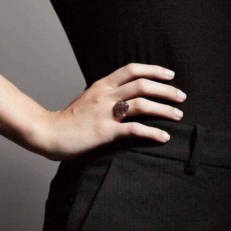 Pilgrim Ring : Felice : Rosévergoldet Letzter Tag