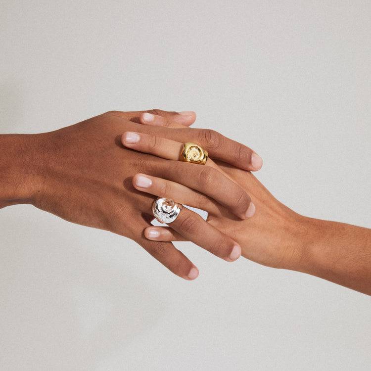 Pilgrim SEA recycelter Ring, versilbert Saisonale Angebote
