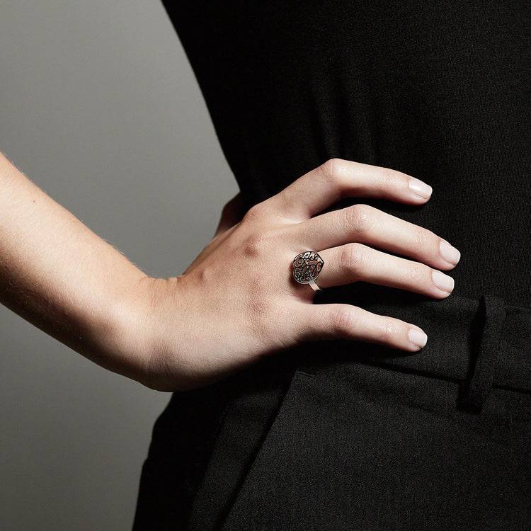 Pilgrim Ring : Felice : Versilbert JETZT KAUFEN