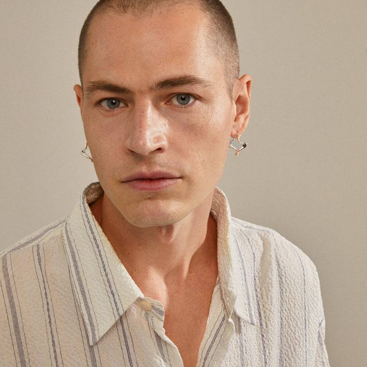 Pilgrim MOON recycelte Hoops versilbert Begrenzt auf 3 Tage