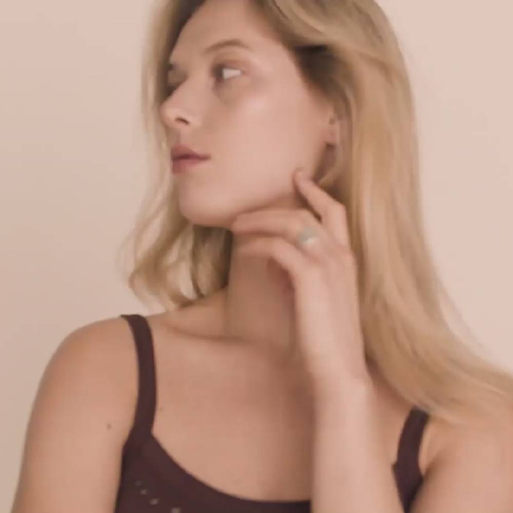 Pilgrim JEMMA Ring mit viereckigem Siegel, versilbert Online Shopping