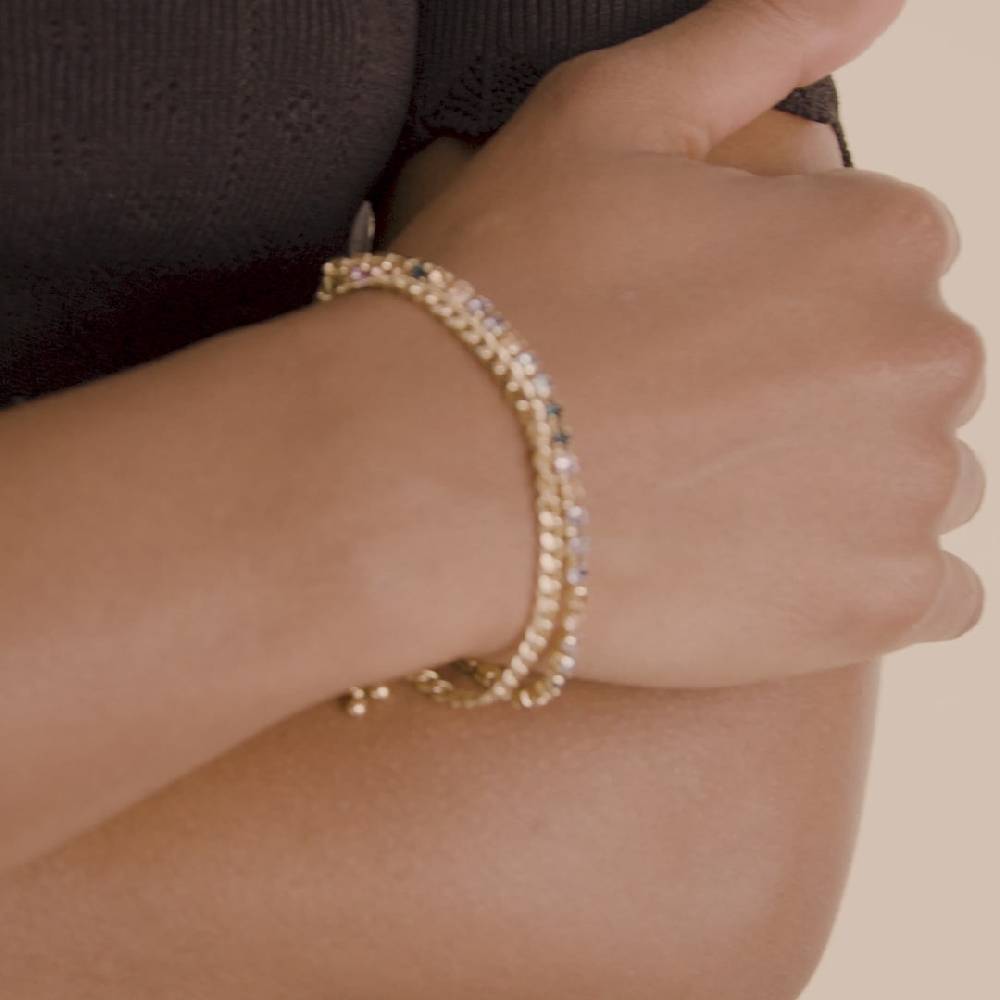 Pilgrim REIGN Armband, 2-in-1-Set, vergoldet Weihnachtsangebot