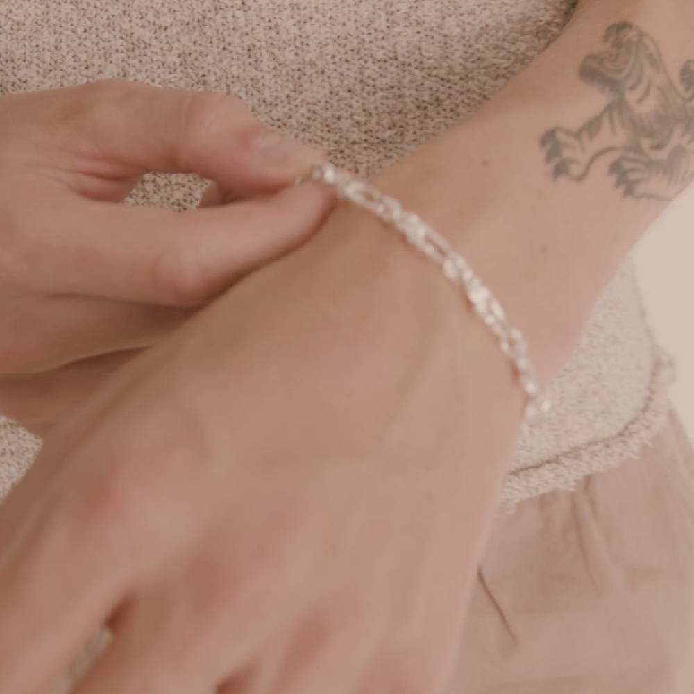 Pilgrim RANI recyceltes Armband versilbert Saisonale Angebote