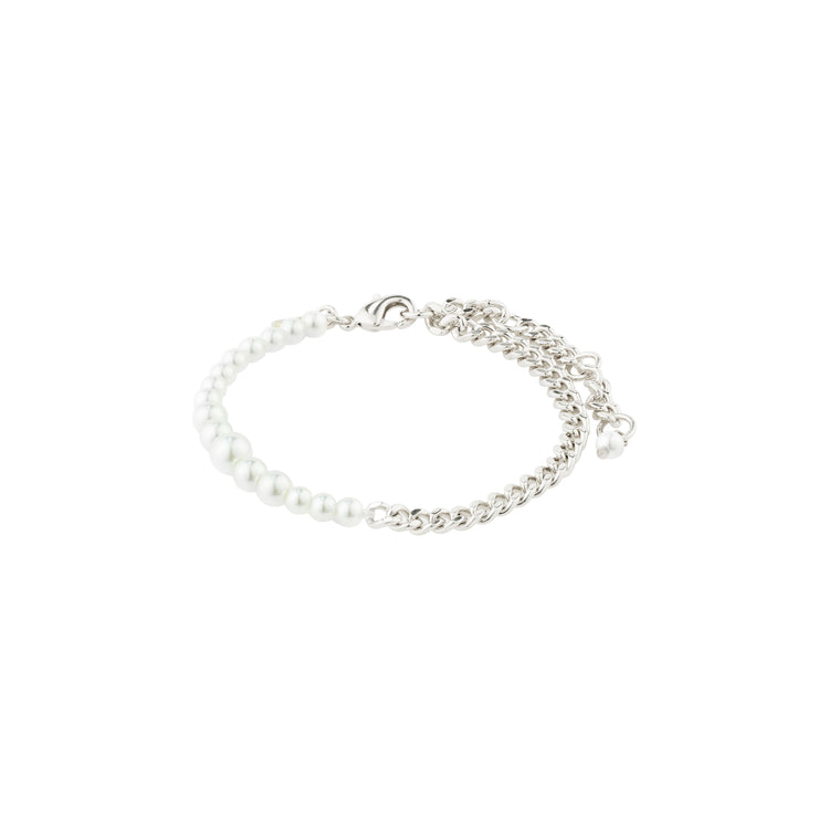 Pilgrim RELANDO Perlenarmband versilbert Riesige Ersparnisse