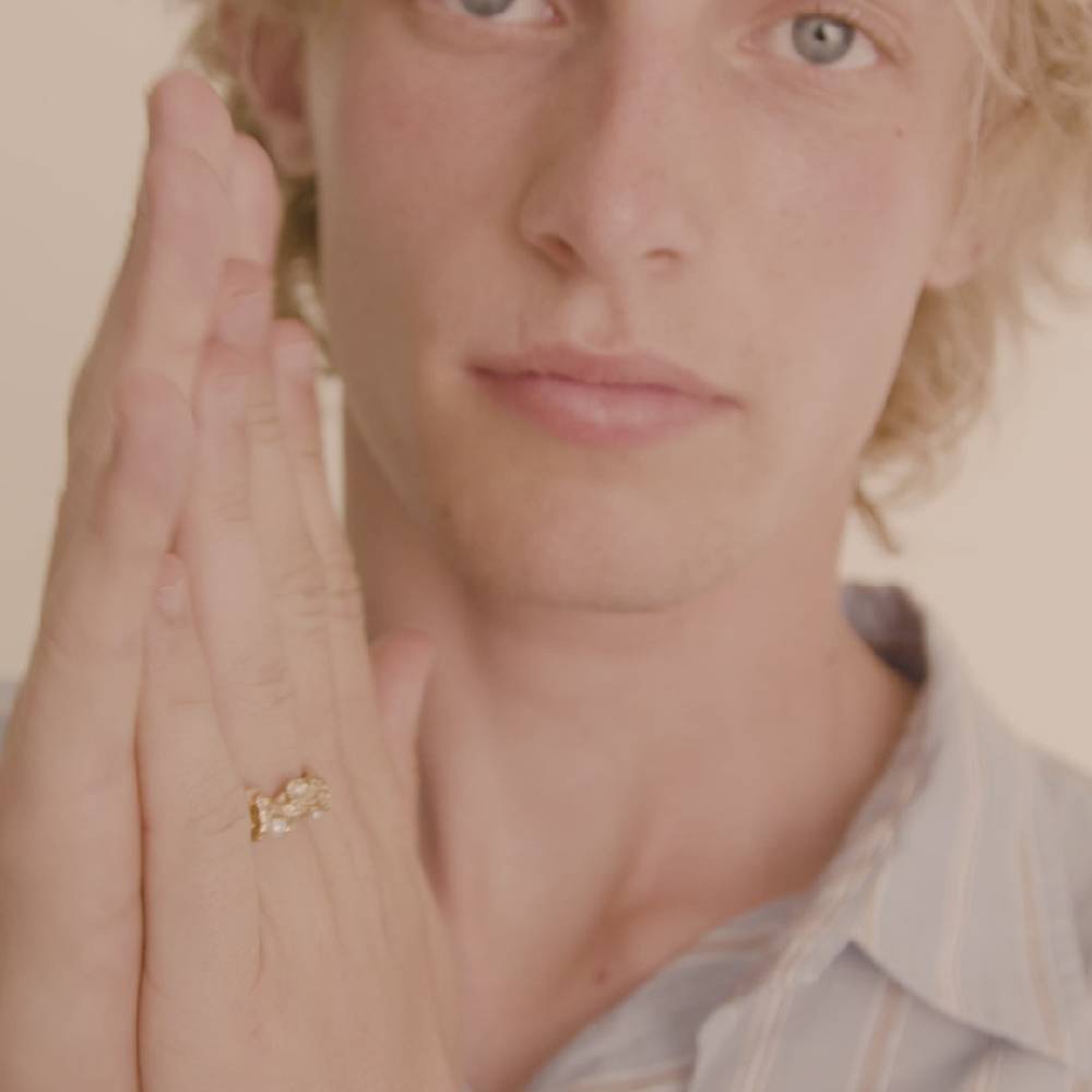 Pilgrim RAELYNN recycelter Ring vergoldet Letzter Tag