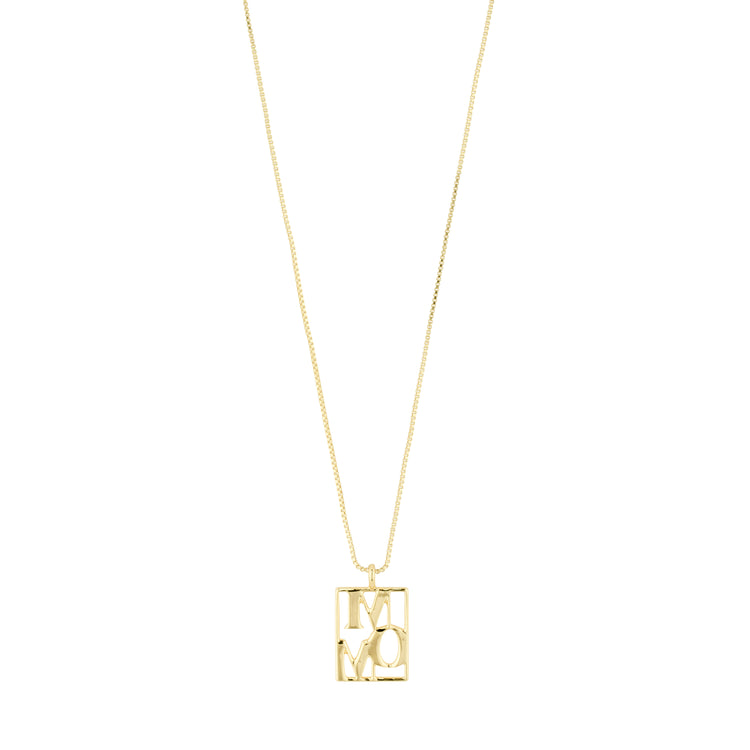 Pilgrim LOVE TAG, recycelte MOM Halskette vergoldet Kostenloser Versand international